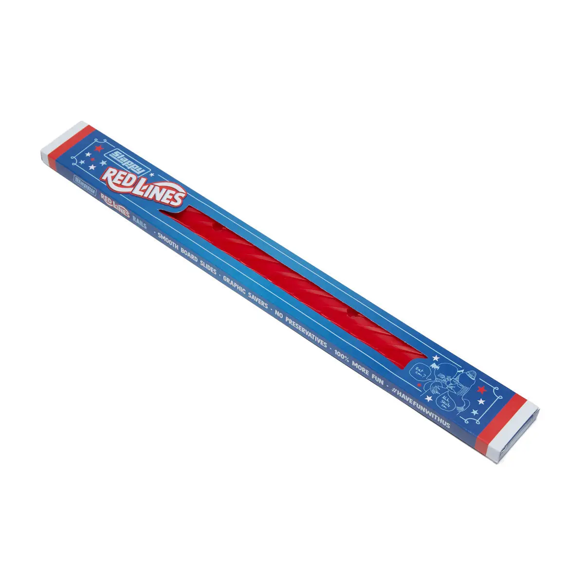 Slappy Red Lines Rails - Red 1