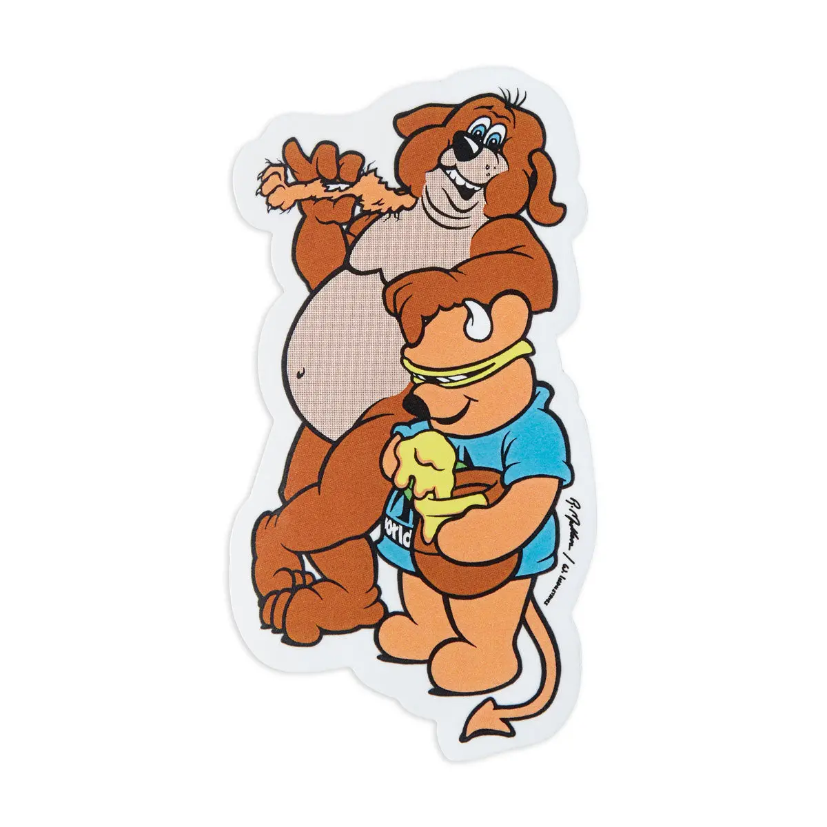World Industries Mullen Bear Sticker - Multi 1