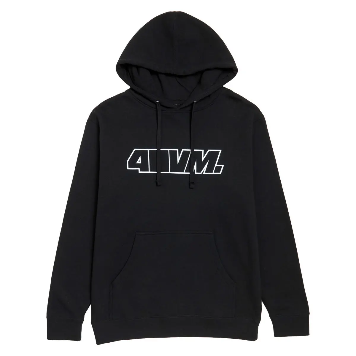 411Vm Outline Hoodie - Black 1