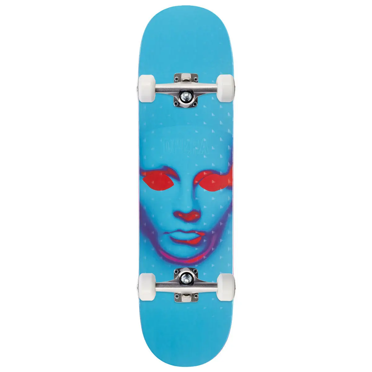 Opera Face Ex7 Skateboard Complete - Holographic Blue - 8.25" 1
