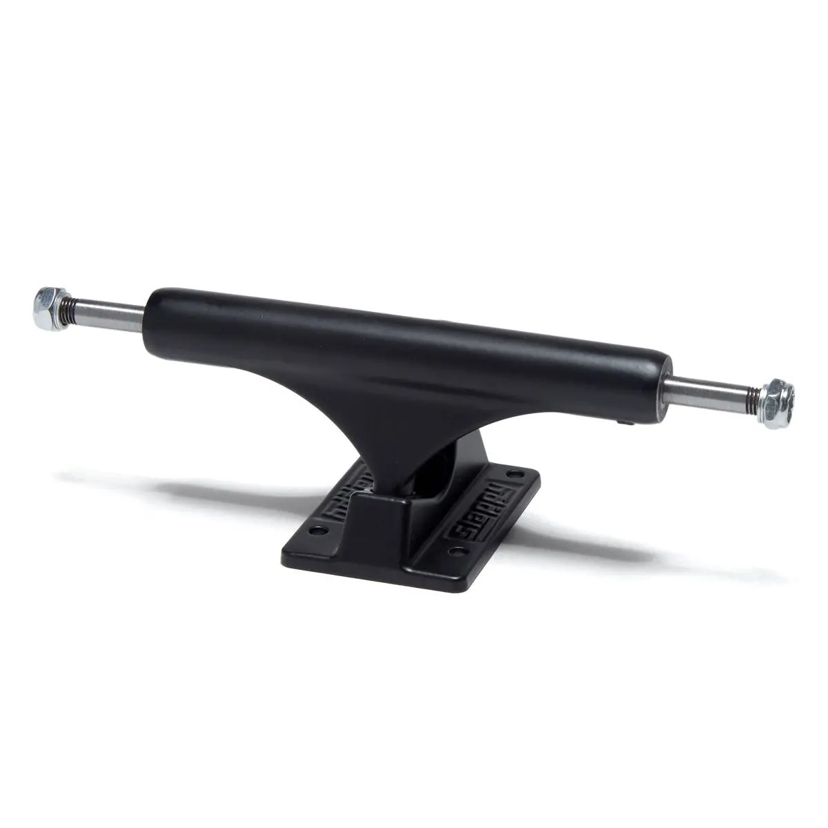Slappy St1 Inverted Hollow Lights Ultra Low Kingpin Skateboard Trucks - Matte Black/Black Gold - 8.25" 1