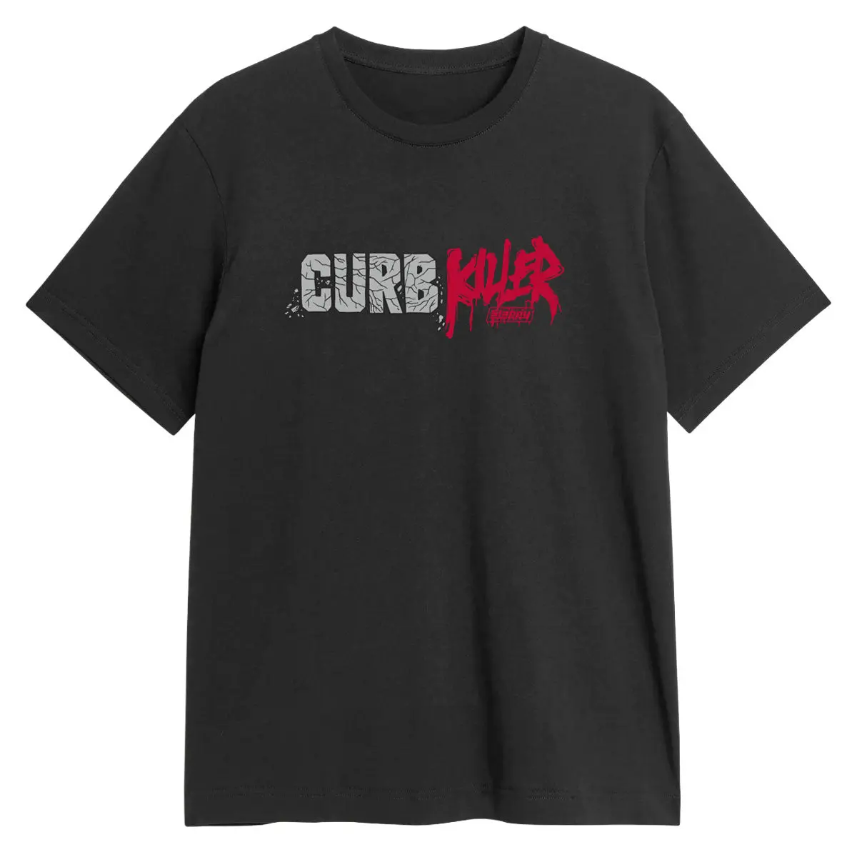 Slappy Curb Killer Wordmark T-Shirt - Black 1