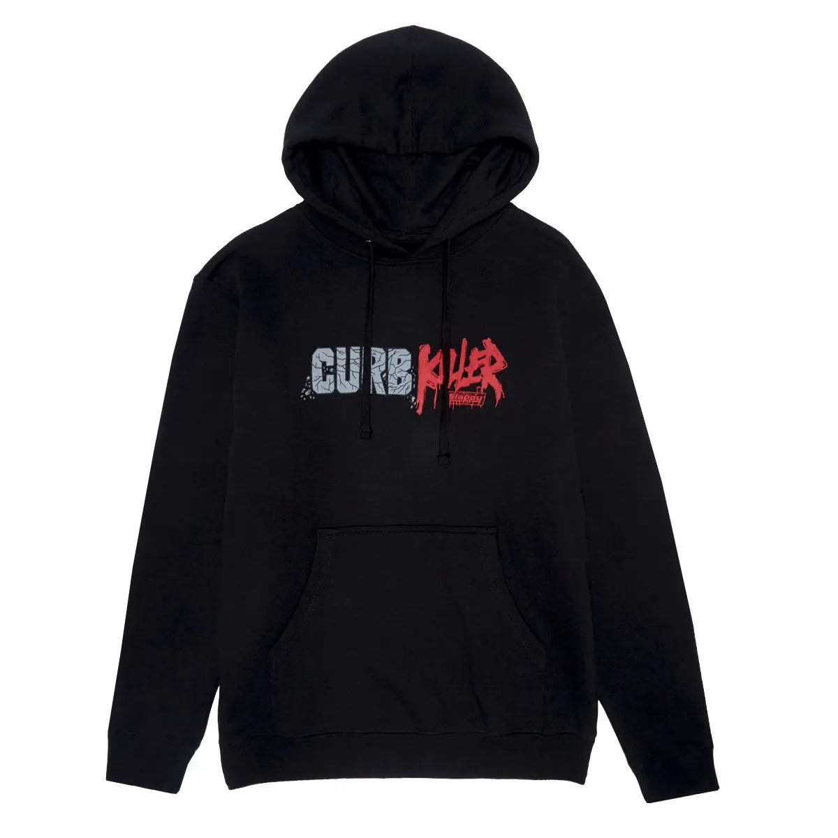 Slappy Curb Killer Wordmark Hoodie - Black 1