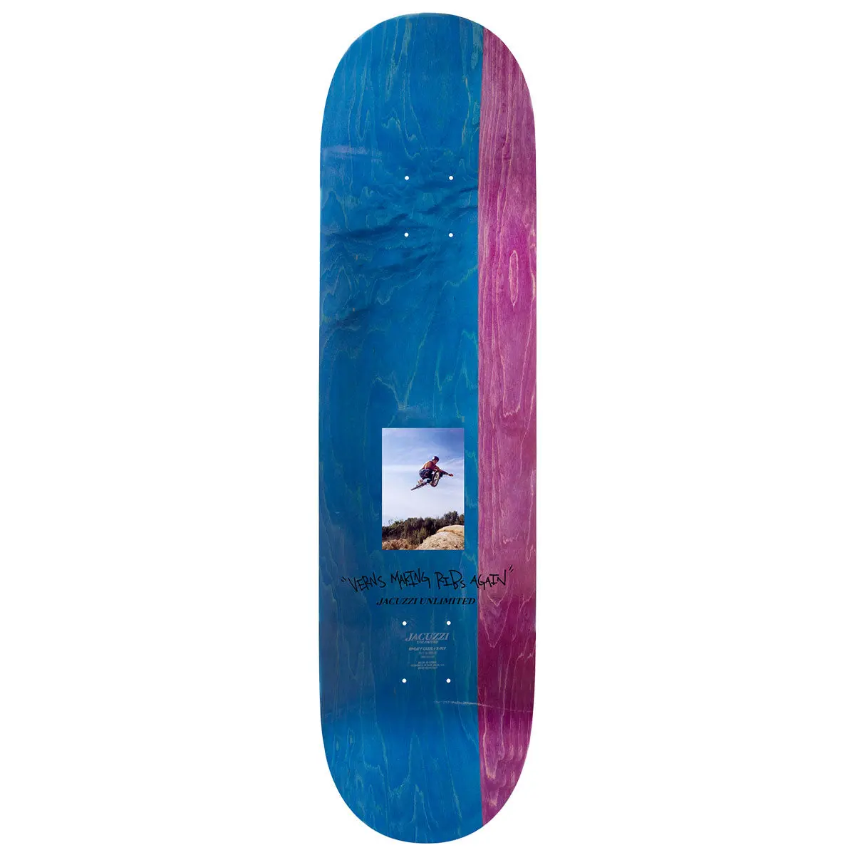 Jacuzzi Unlimited Tony Latham Dirtbike Ex7 Skateboard Complete - Red - 8.50" 1
