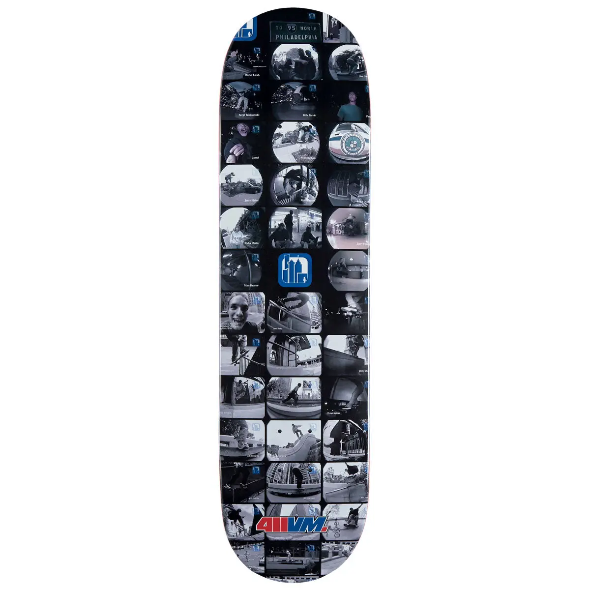 411Vm Metrospective Frame Grab Skateboard Deck - 8.25" 1