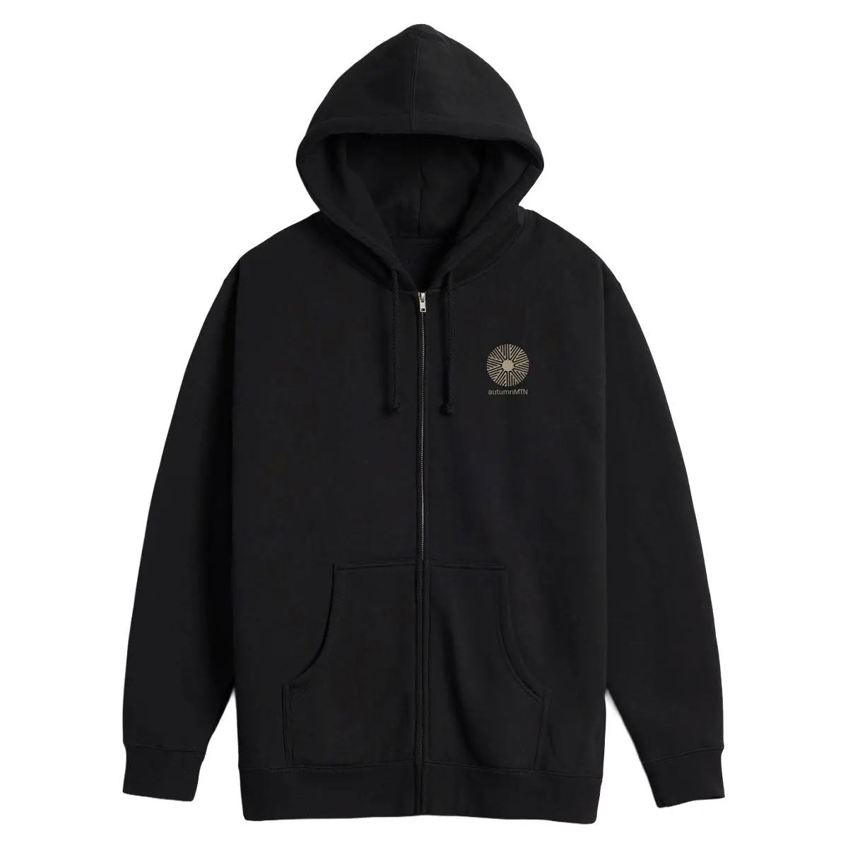 Autumn Mtn Zip Hoodie - Black 1