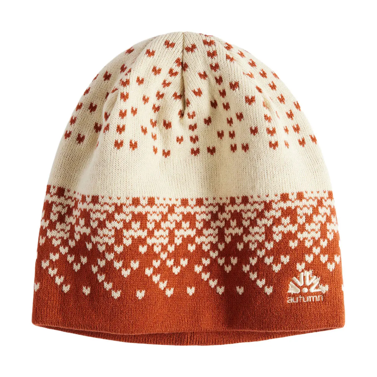 Autumn Warp Beanie - Eggshell 1