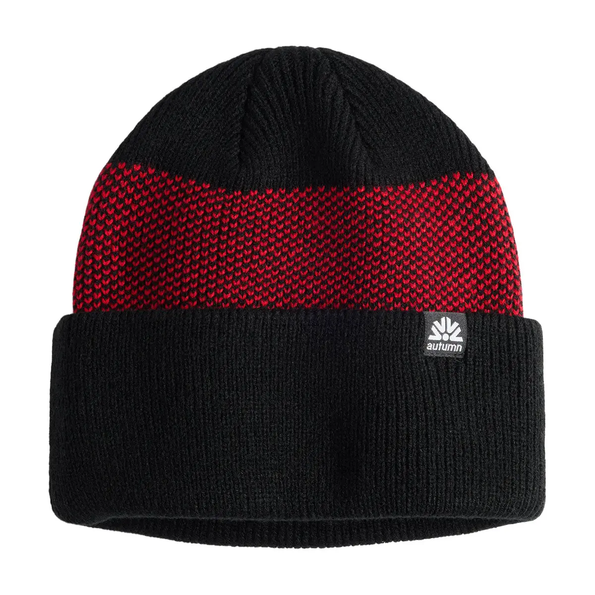 Autumn Birdseye Beanie - Black 1
