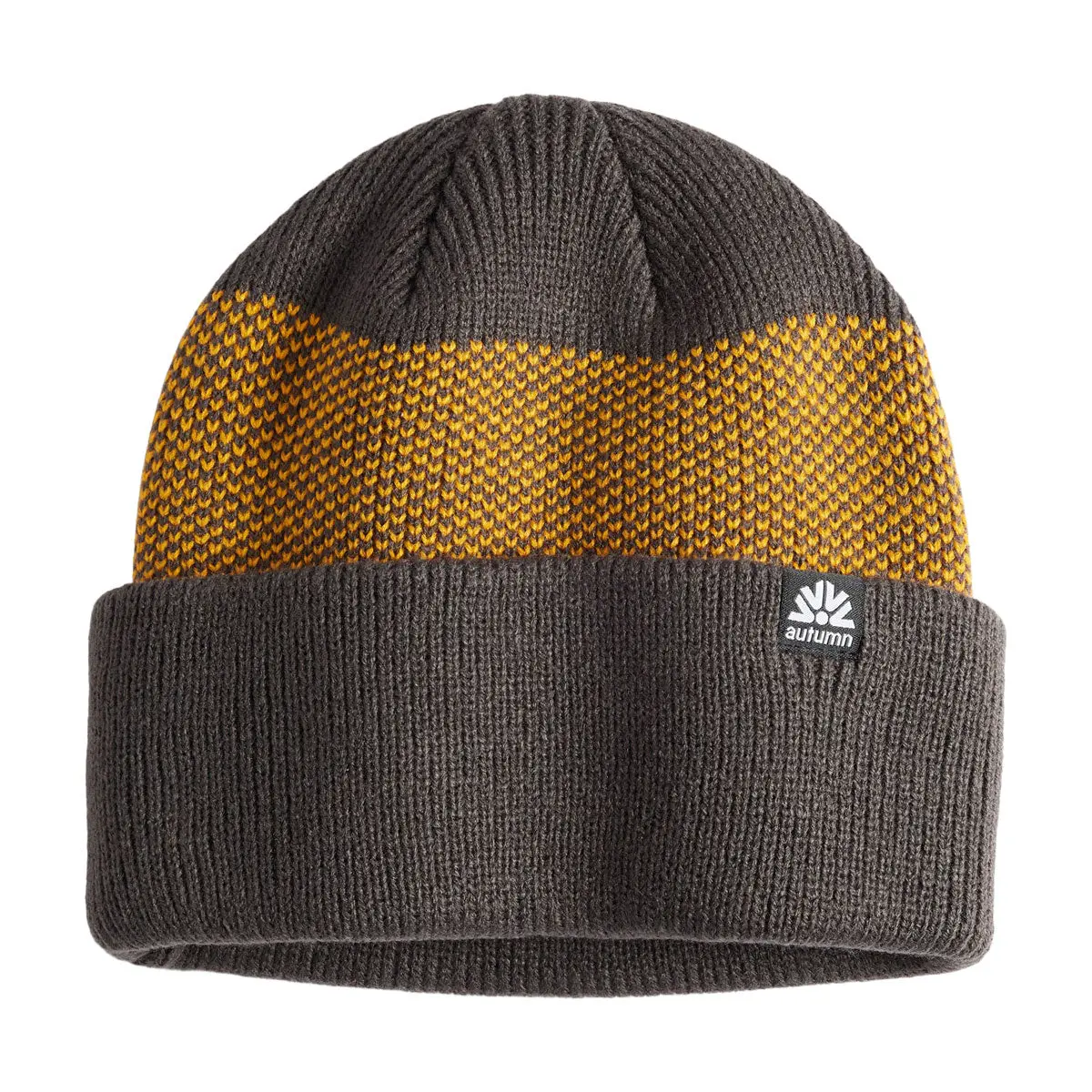 Autumn Birdseye Beanie - Pebble 1