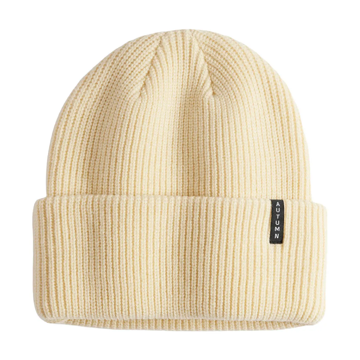 Autumn Select Solid Beanie - Eggshell 1