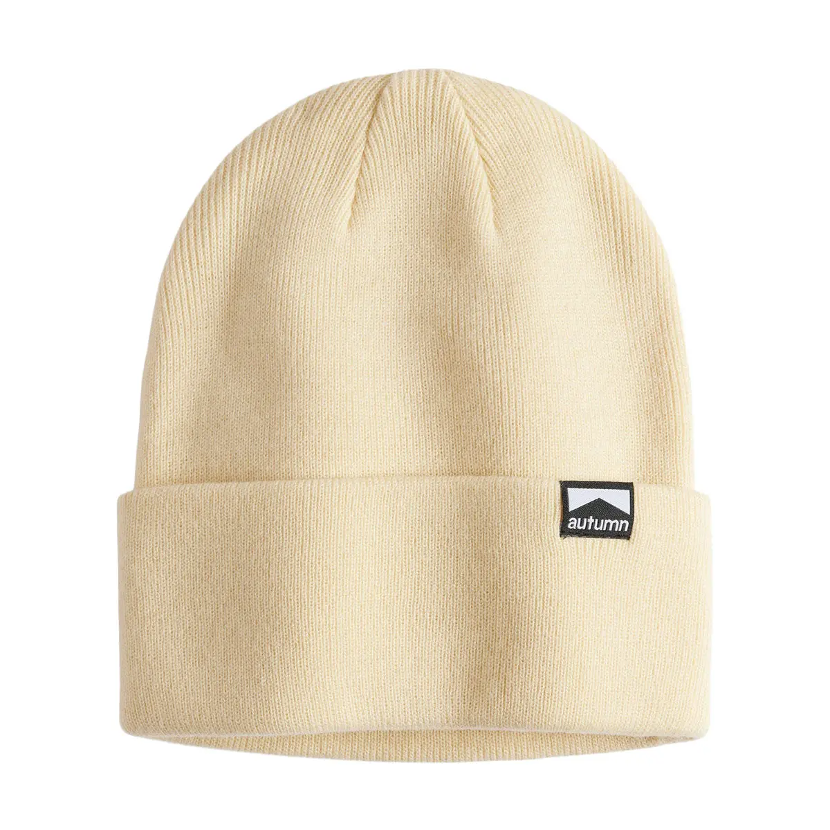 Autumn Surplus Solid Beanie - Eggshell 1