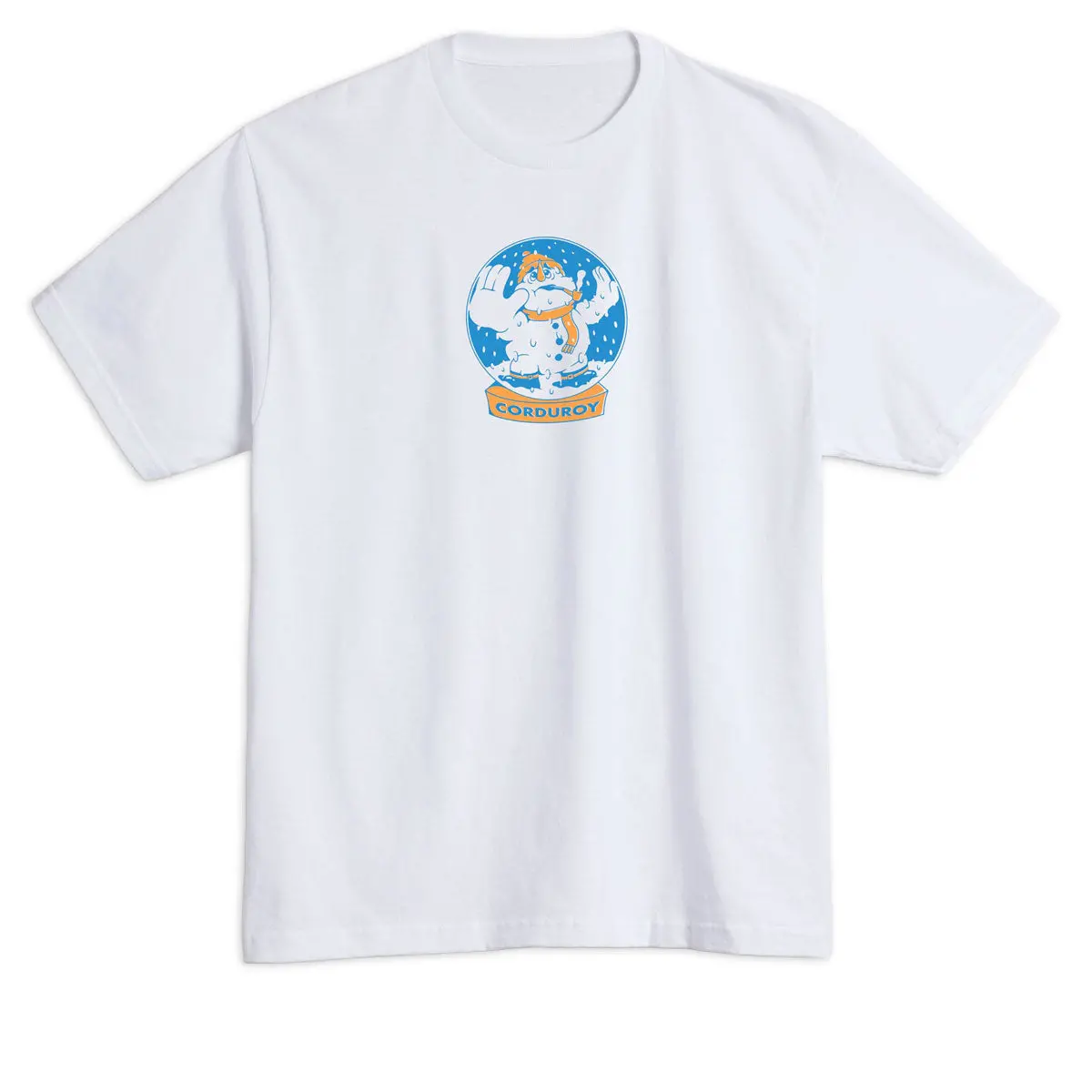 Corduroy Trapped T-Shirt - White 1