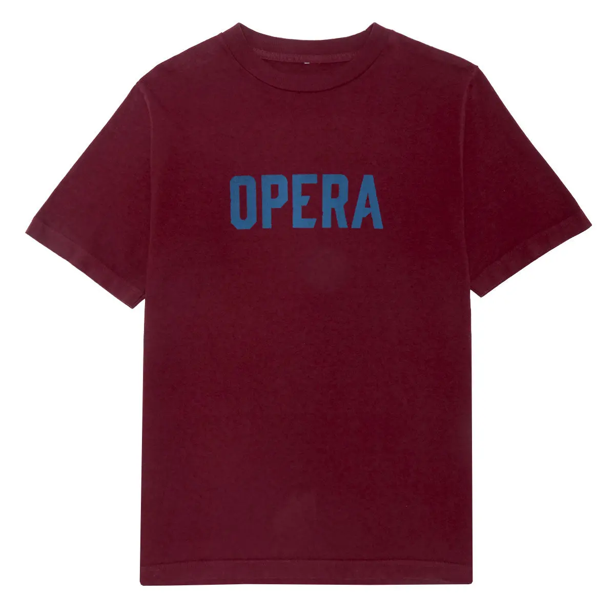 Opera Font T-Shirt - Burgundy 1