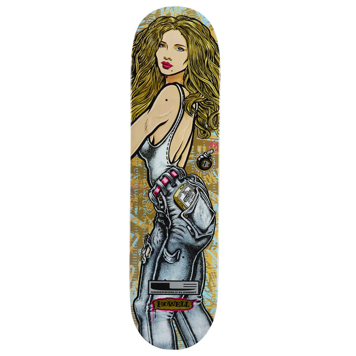 Underworld Element Howell Boomin System Ex7 Skateboard Deck - 8.25" 1