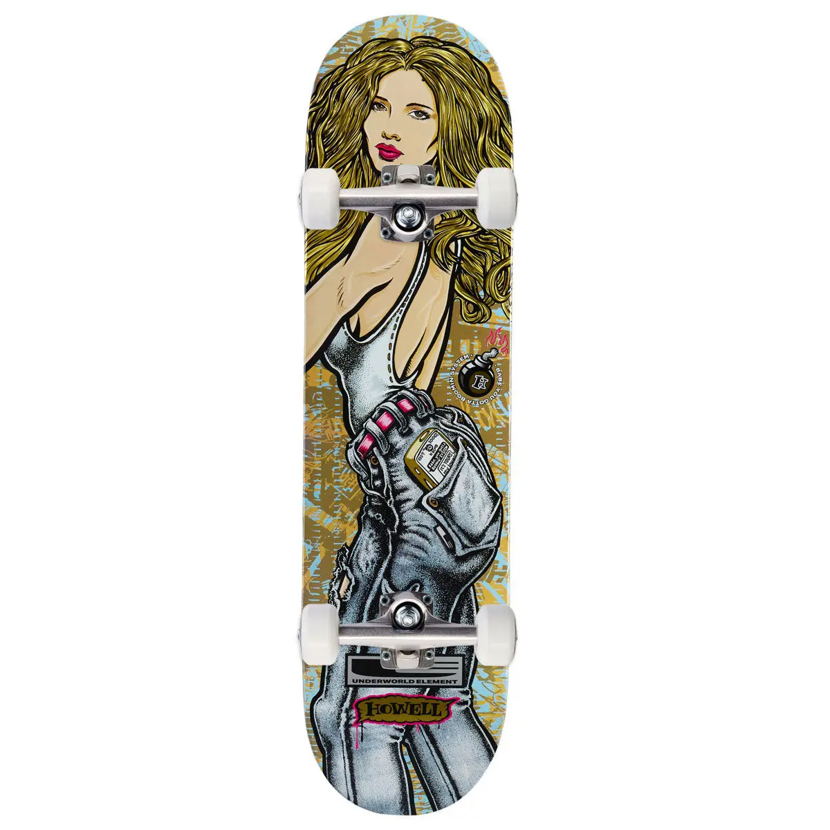 Underworld Element Howell Boomin System Ex7 Skateboard Complete - 8.25" 1