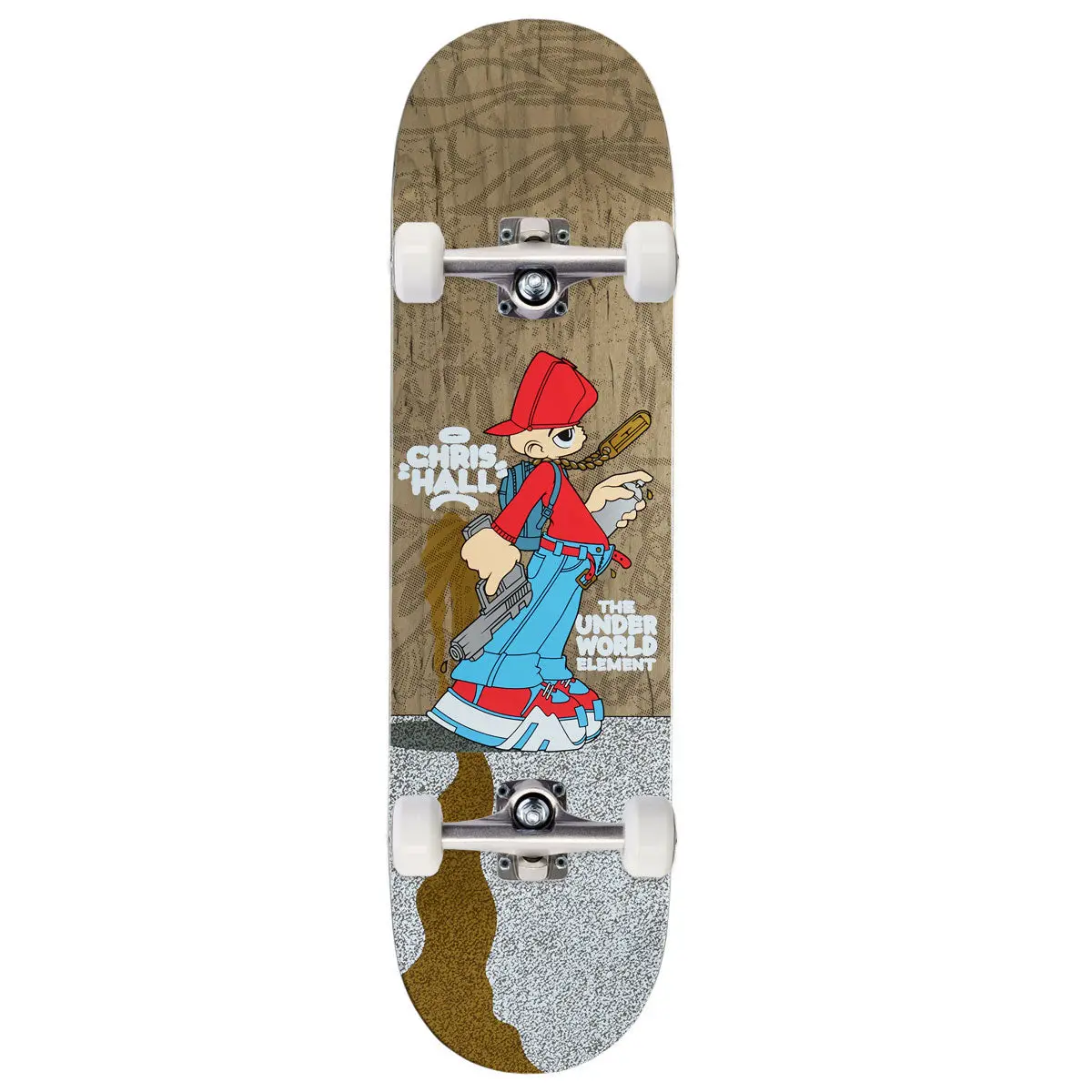 Underworld Element Hall B-Boy Ex7 Skateboard Complete - 8.50" 1