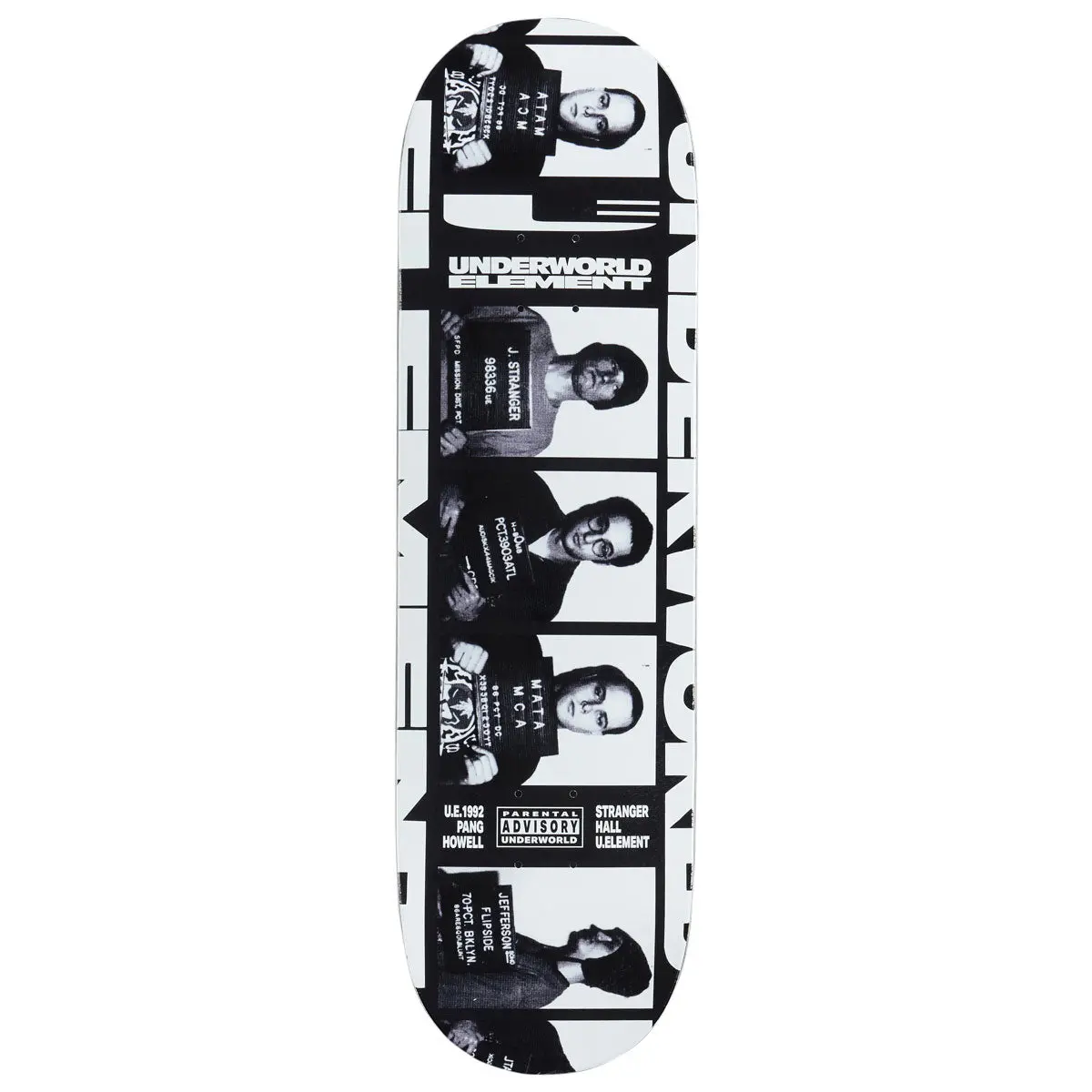 Underworld Element Mugshots Ex7 Skateboard Deck - 9.00" 1