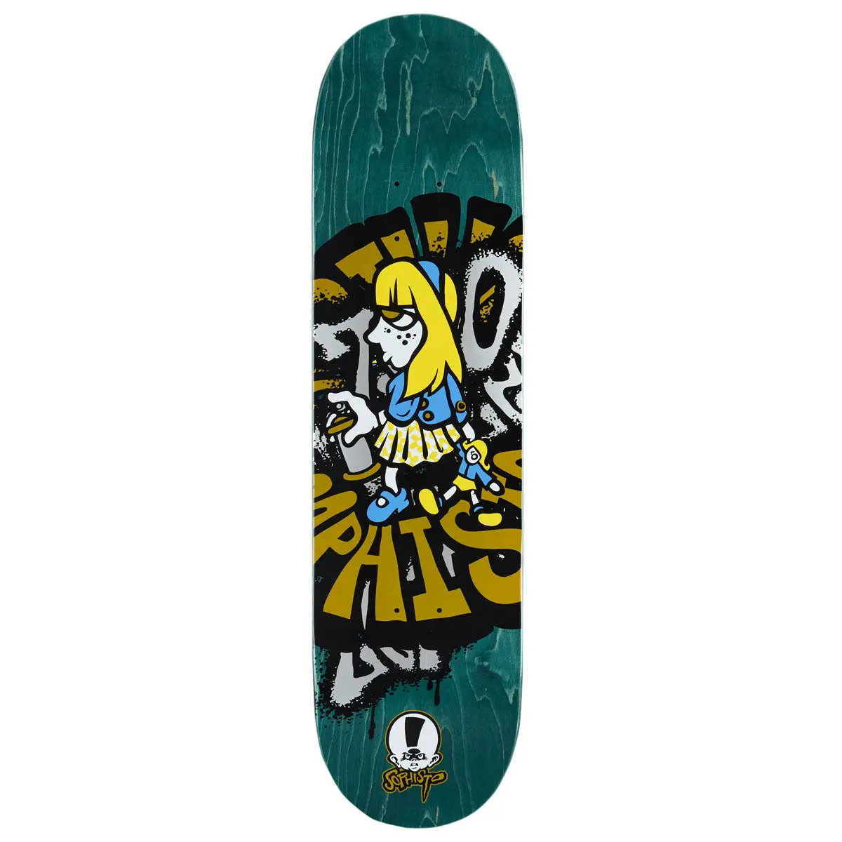Zero Sophisto Suzie Spraycan Ex7 Skateboard Deck - 8.25" 1