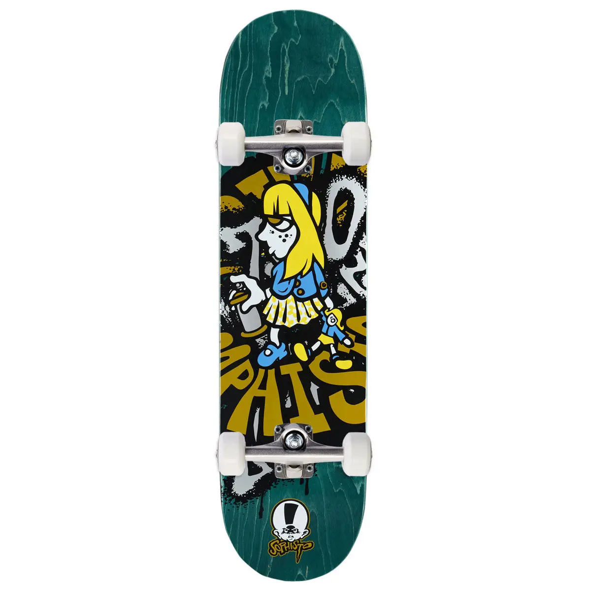 Zero Sophisto Suzie Spraycan Ex7 Skateboard Complete - 8.25" 1