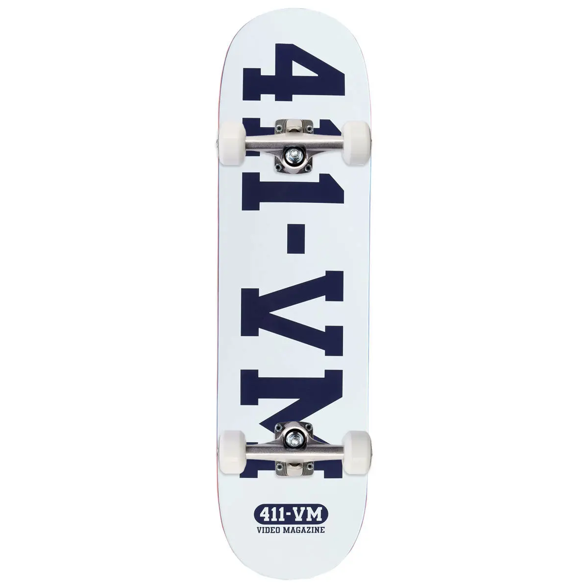 411Vm Athletic Skateboard Complete - White - 8.50" 1