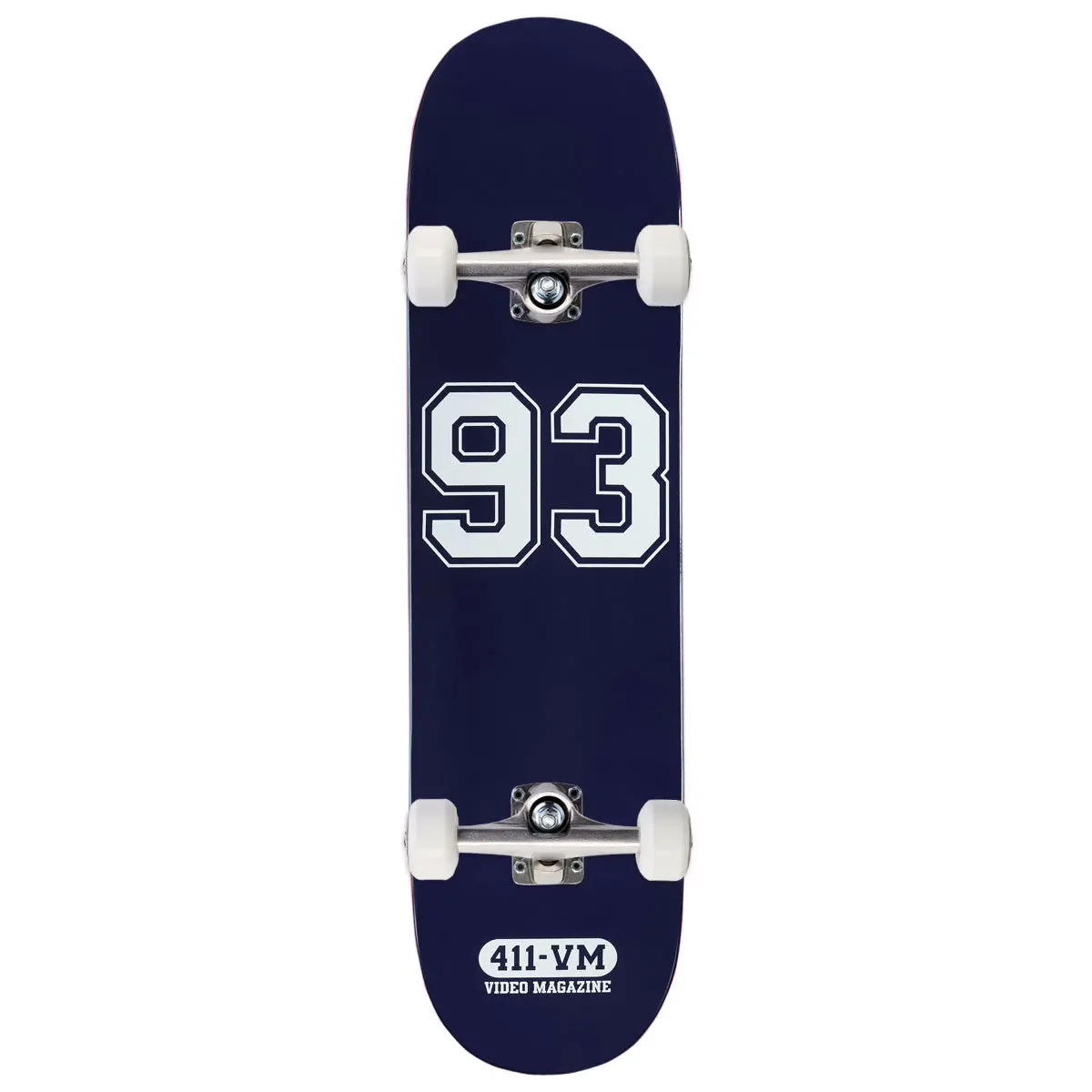 411Vm Athletic 93 Skateboard Complete - Navy - 8.25" 1