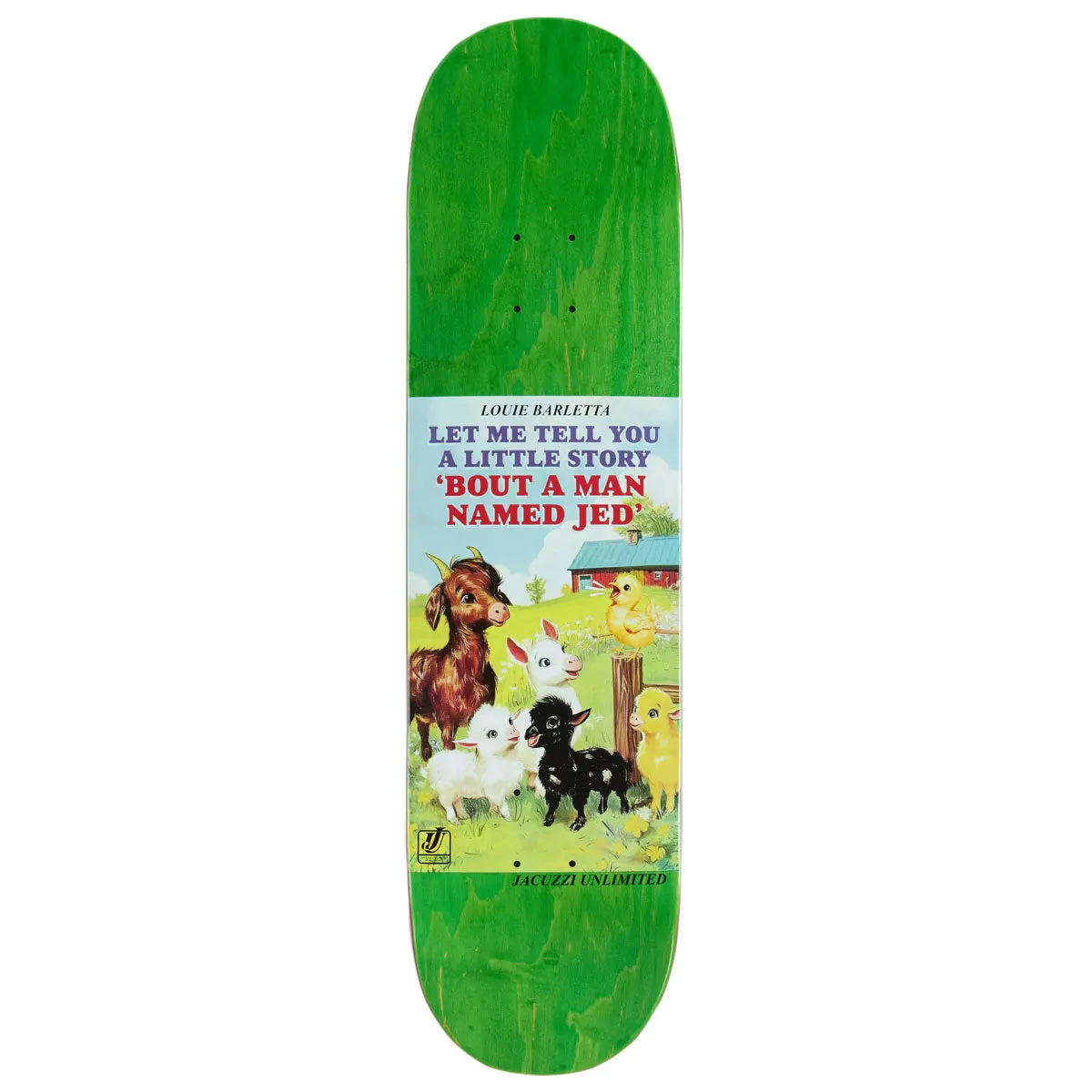 Jacuzzi Unlimited Louie Barletta Storybook Ex7 Skateboard Deck - 8.25" 1