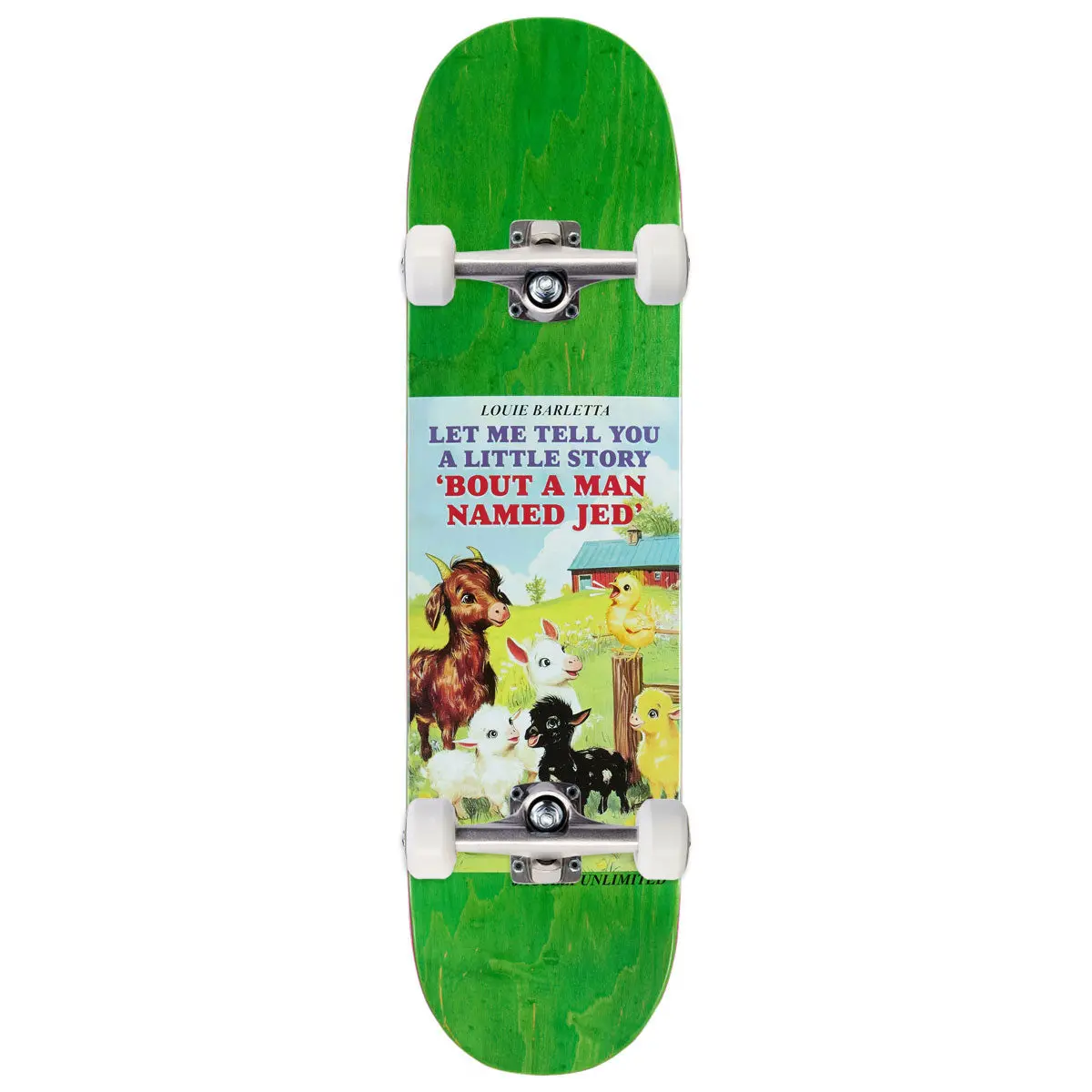 Jacuzzi Unlimited Louie Barletta Storybook Ex7 Skateboard Complete - 8.25" 1