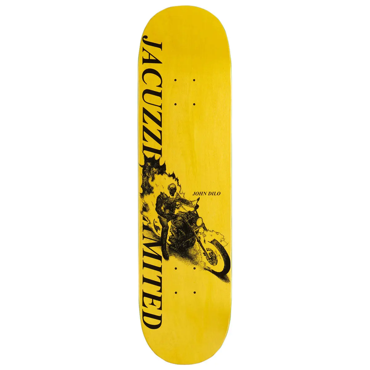 Jacuzzi Unlimited John Dilo Skull Cycle Ex7 Skateboard Deck - 8.25" 1