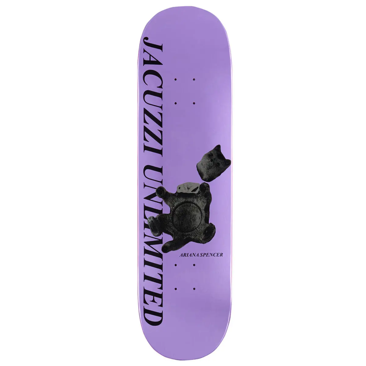 Jacuzzi Unlimited Ariana Spencer Broken Cat Ex7 Skateboard Deck - 8.50" 1