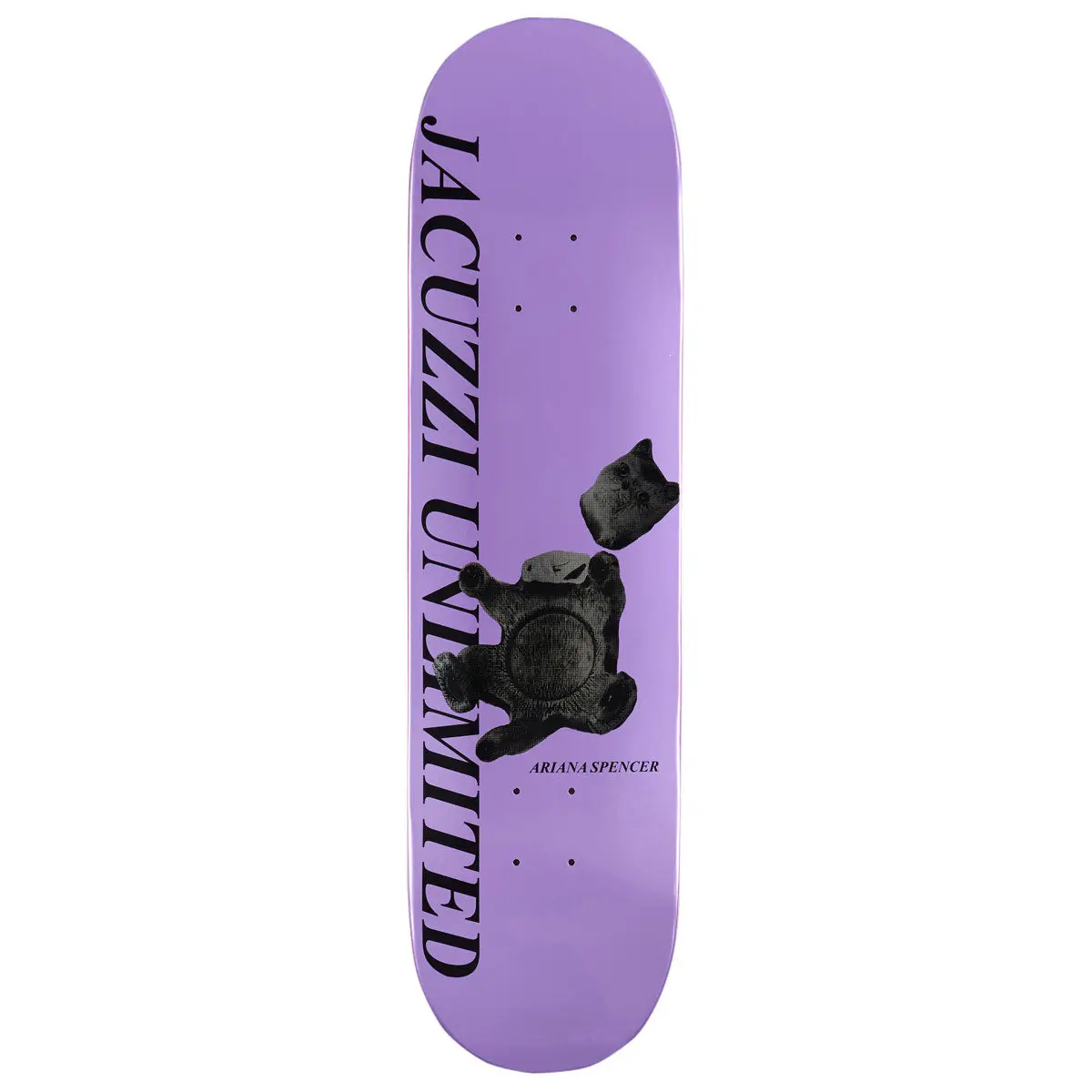Jacuzzi Unlimited Ariana Spencer Broken Cat Ex7 Skateboard Deck - 8.25" 1