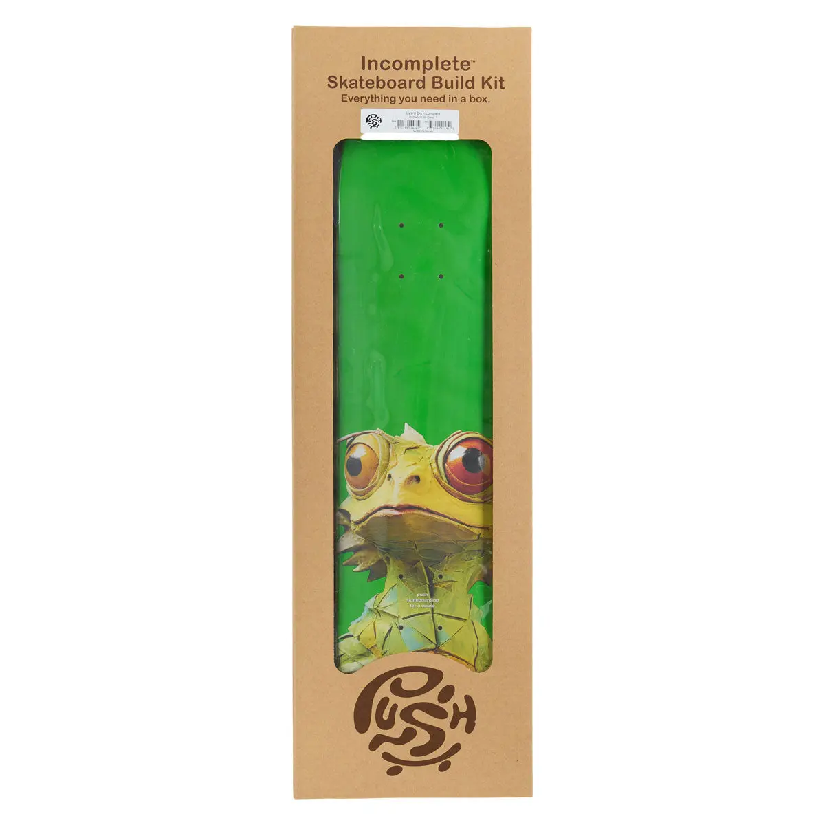 Push Lizard Big Skateboard Complete Kit - Green - 7.00" 1