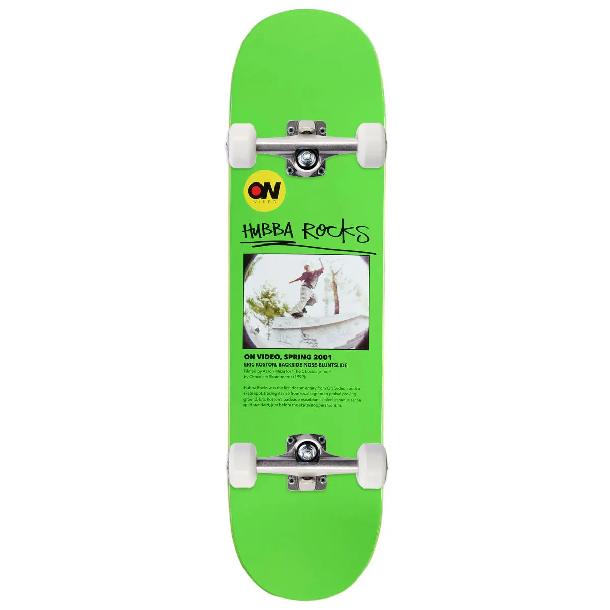 On Video Hubba Rocks Skateboard Complete - 8.375" 1