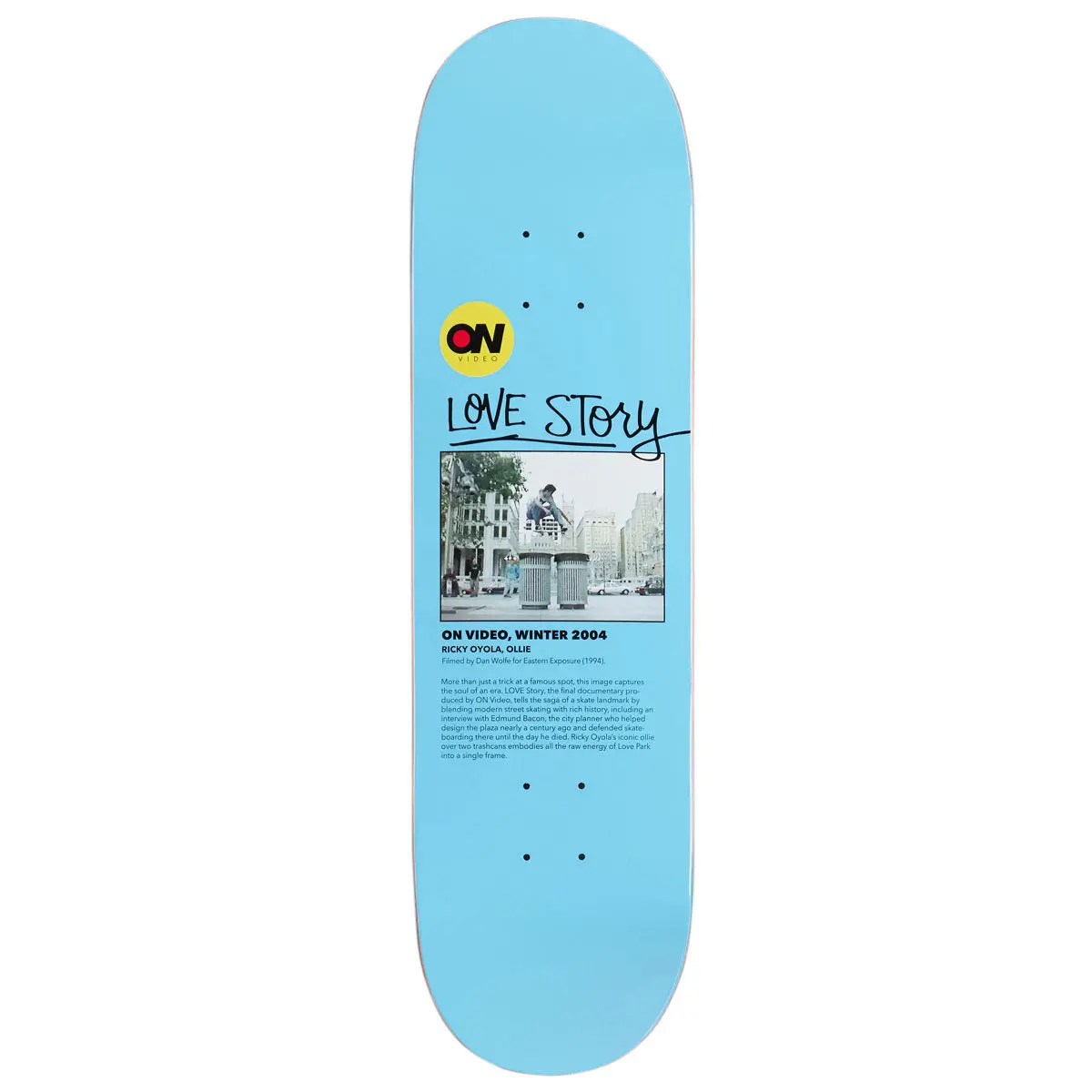 On Video Love Story Skateboard Deck - 8.50" 1