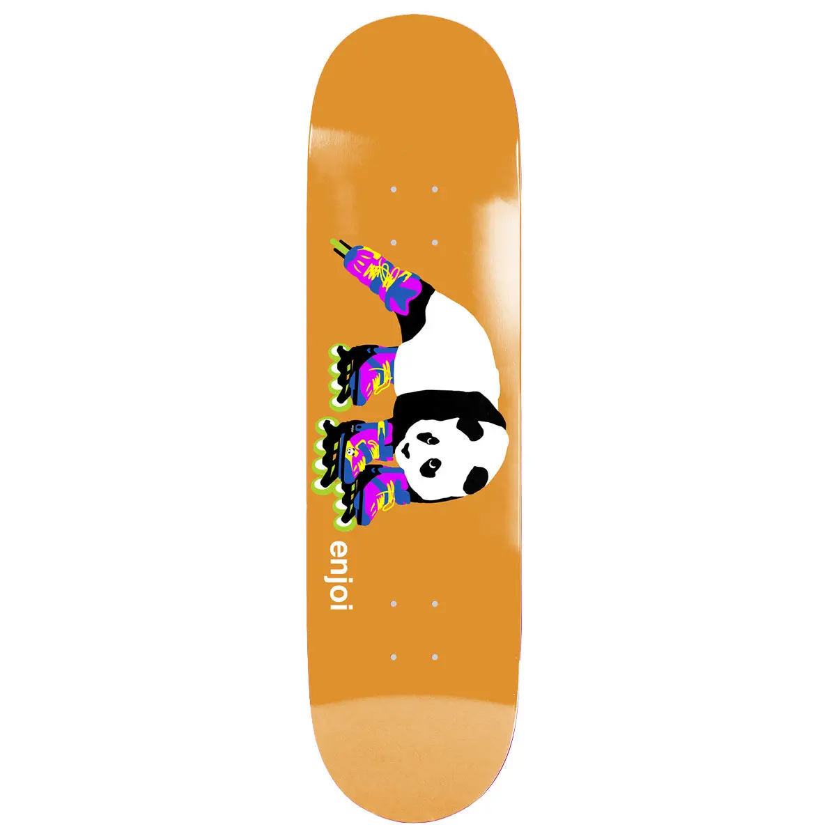 Enjoi Big Box Roller Blades R7 Skateboard Deck - Orange - 8.50" 1