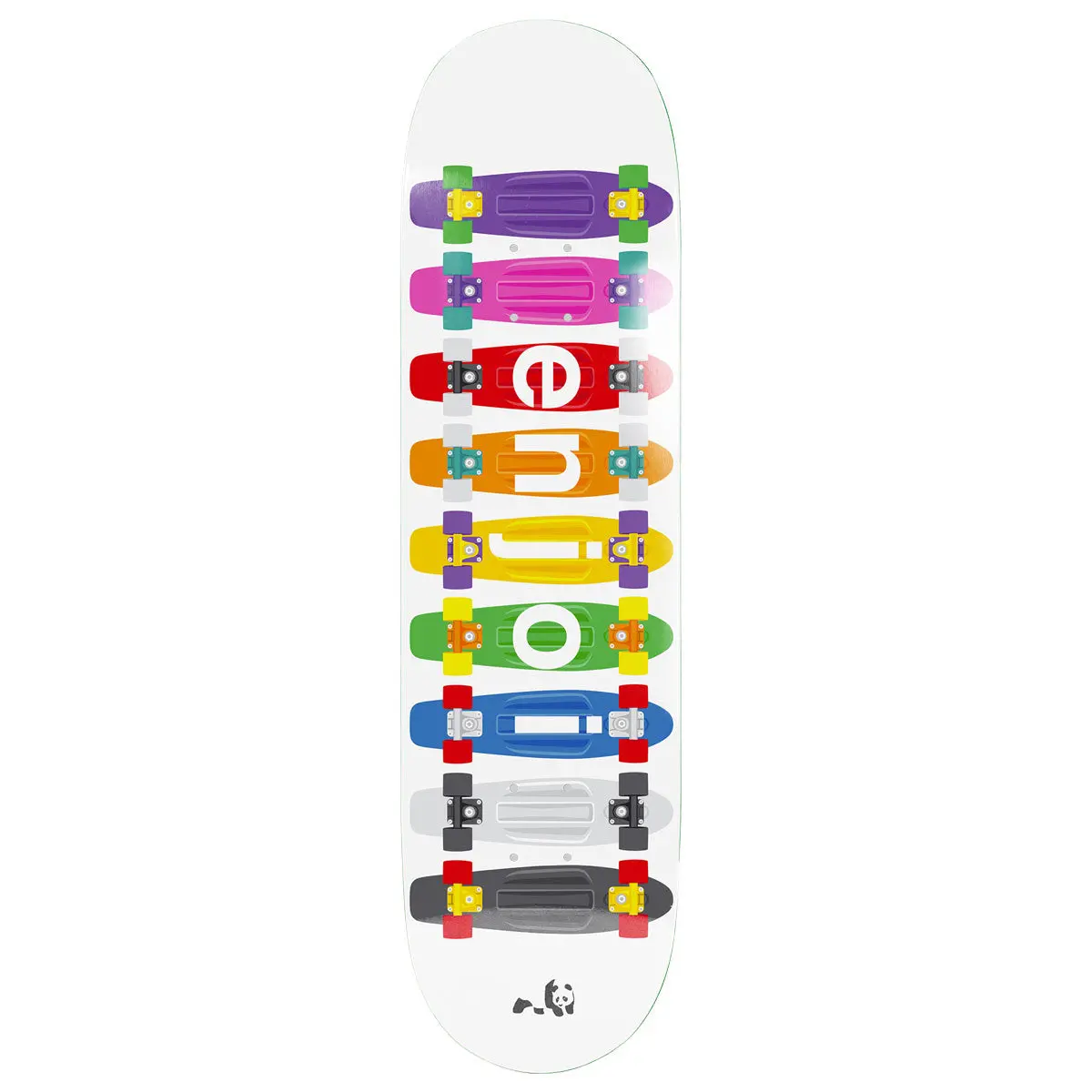 Enjoi Big Box Plastic Spectrum R7 Skateboard Deck - Orange - 8.25" 1