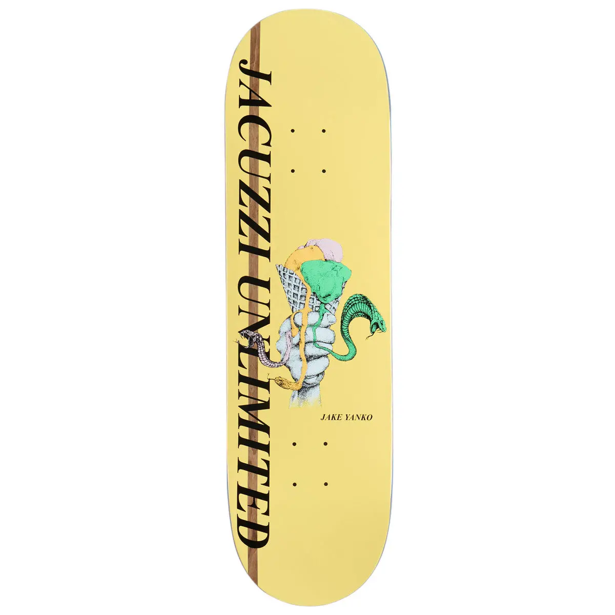 Jacuzzi Unlimited Jake Yanko Venom Treat Ex7 Skateboard Deck - 8.75" 1