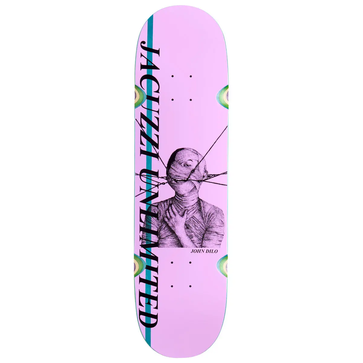 Jacuzzi Unlimited John Dilo Mummy Ex7 Skateboard Deck - 8.50" 1