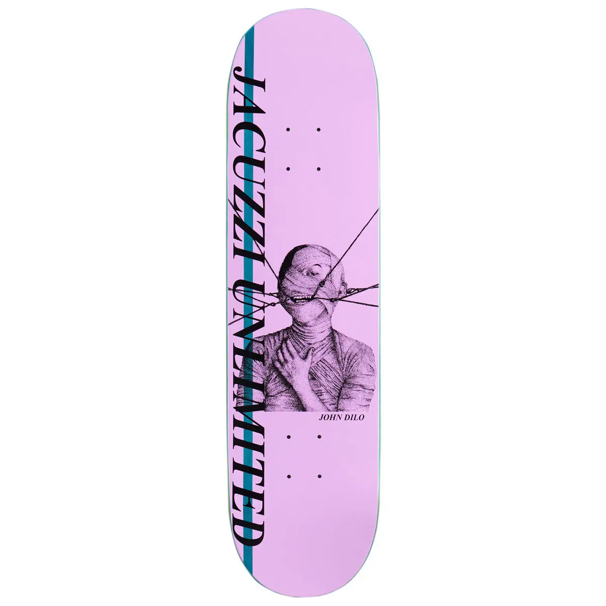 Jacuzzi Unlimited John Dilo Mummy Ex7 Skateboard Deck - 8.25" 1