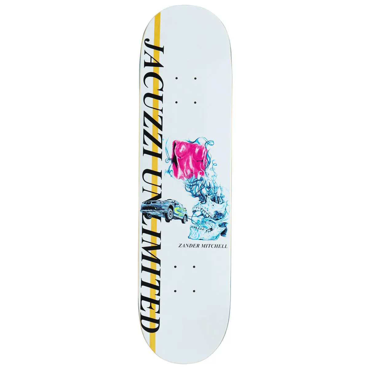 Jacuzzi Unlimited Zander Mitchell Race Car Ex7 Skateboard Deck - 8.125" 1