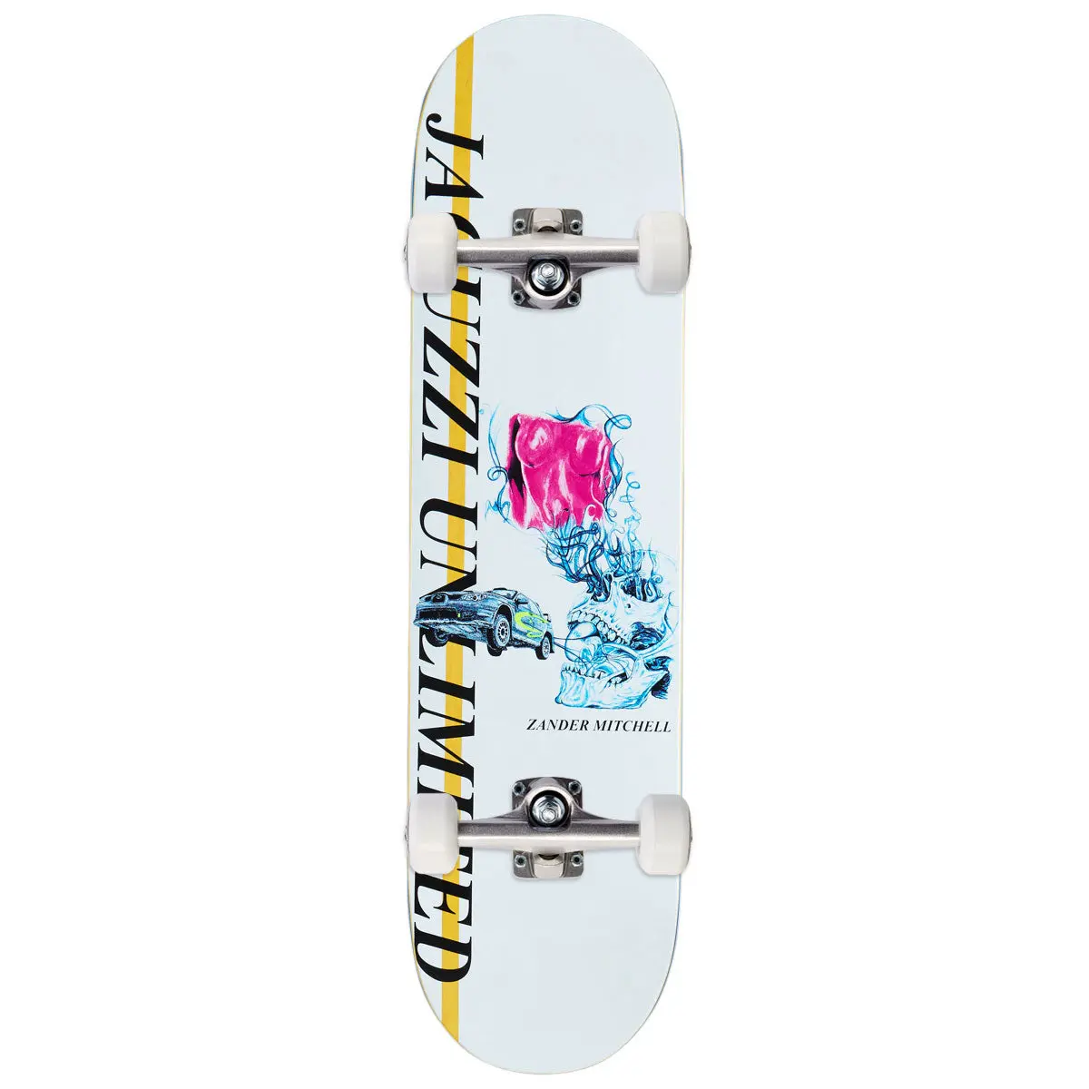 Jacuzzi Unlimited Zander Mitchell Race Car Ex7 Skateboard Complete - 8.125" 1