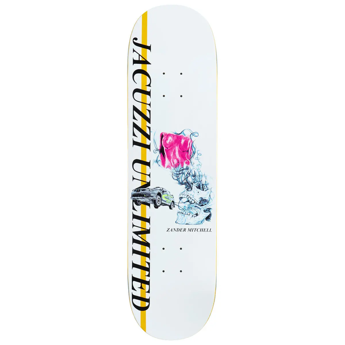 Jacuzzi Unlimited Zander Mitchell Race Car Ex7 Skateboard Deck - 8.50" 1