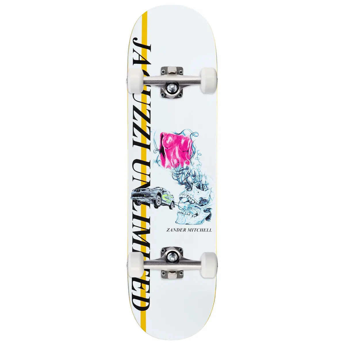 Jacuzzi Unlimited Zander Mitchell Race Car Ex7 Skateboard Complete - 8.50" 1