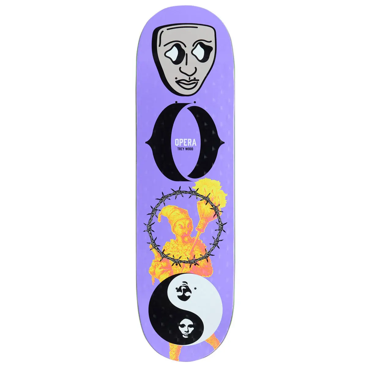 Opera Trey Wood Piece Ex7 Skateboard Deck - 8.75" 1