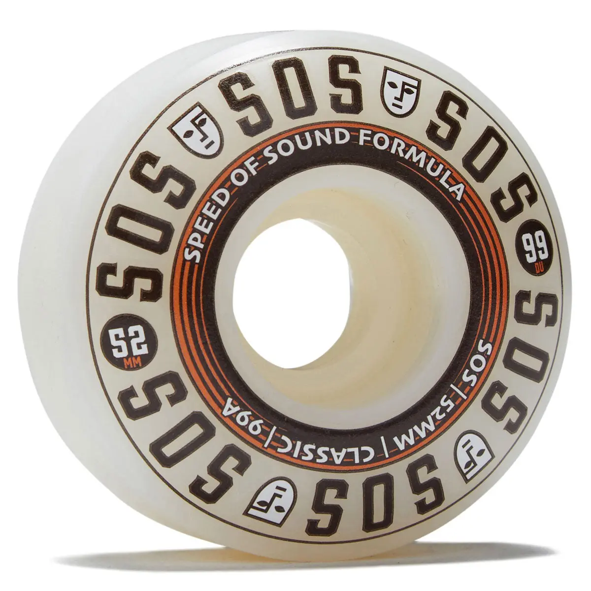 Opera Sos Express Classic 99A Skateboard Wheels - White - 52Mm 1