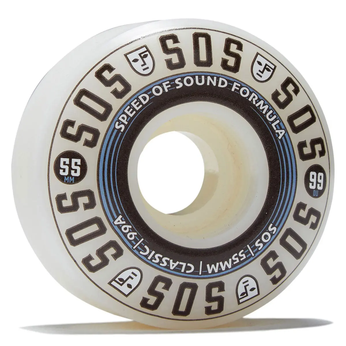 Opera Sos Express Classic 99A Skateboard Wheels - White - 55Mm 1