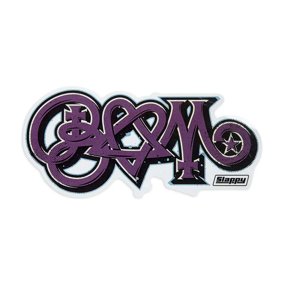 Slappy X Bam Sticker - White 1