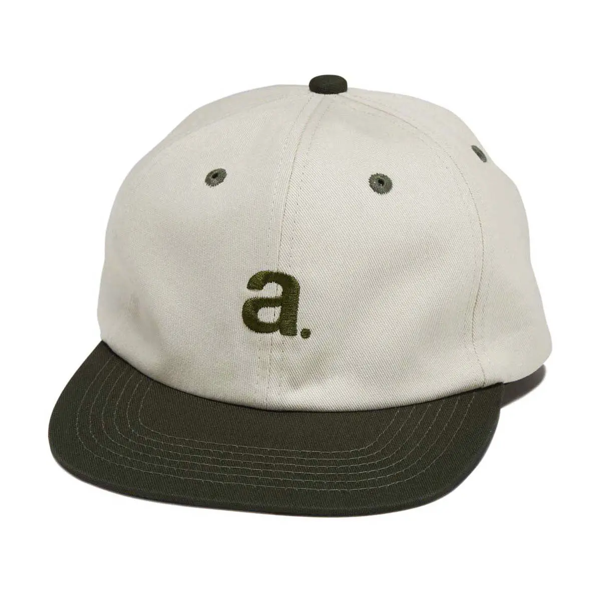 Autumn Twill 6 Panel Snapback Hat - Natural 1