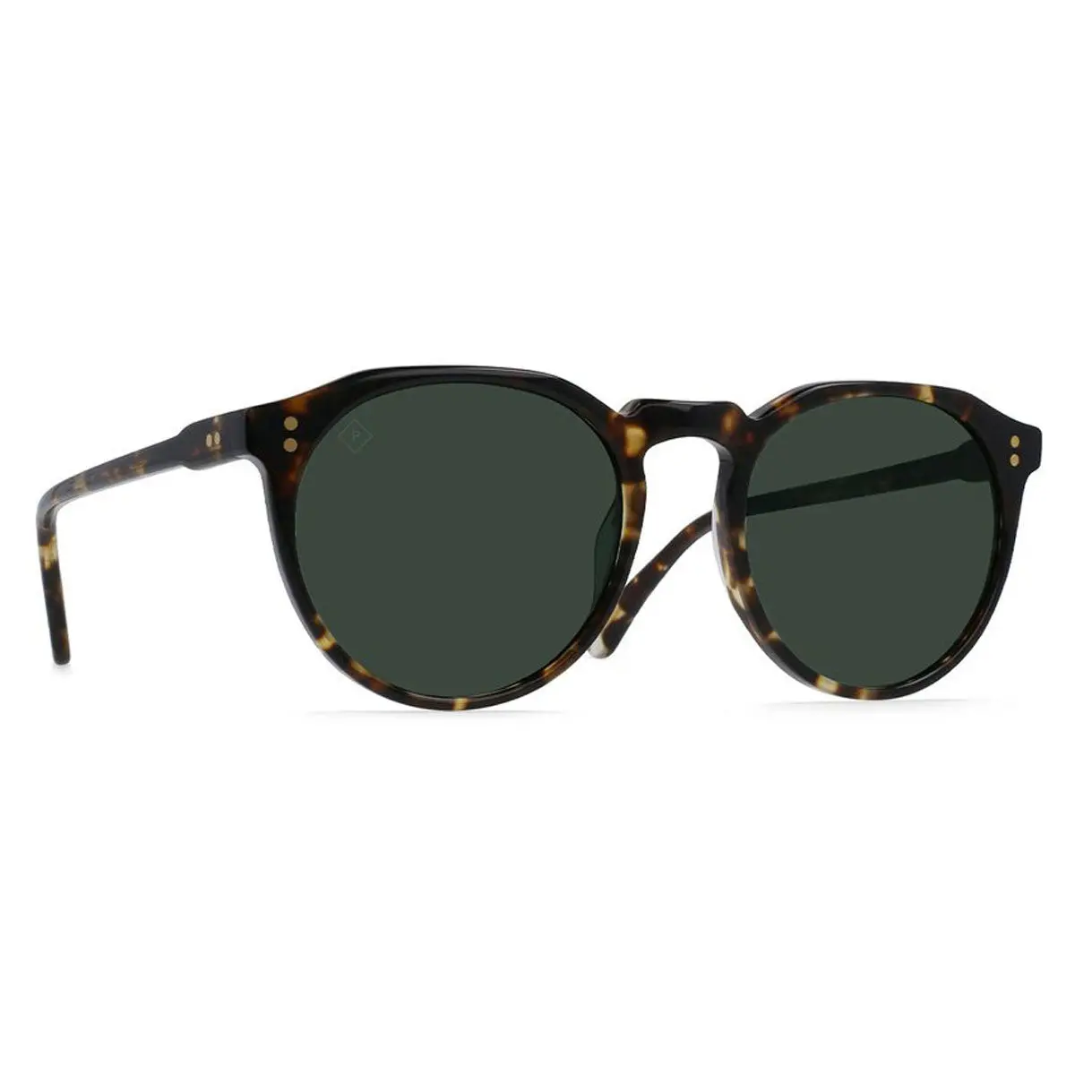 Raen Remmy 52 Sunglasses - Brindle Tortoise/Green Polarized 1