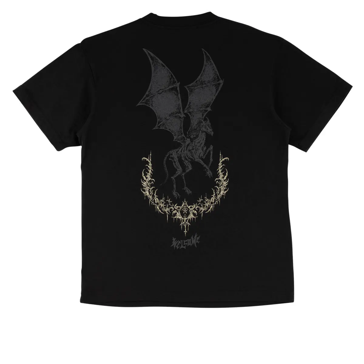 Welcome X Harry Potter Thestral T-Shirt - Black 1
