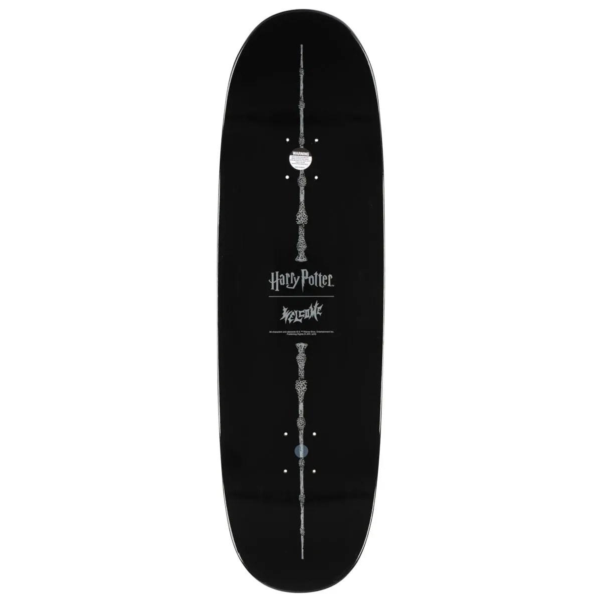 Welcome X Harry Potter Finale On A Boline 2.0 Skateboard Deck - Black Dip - 9.50" 2